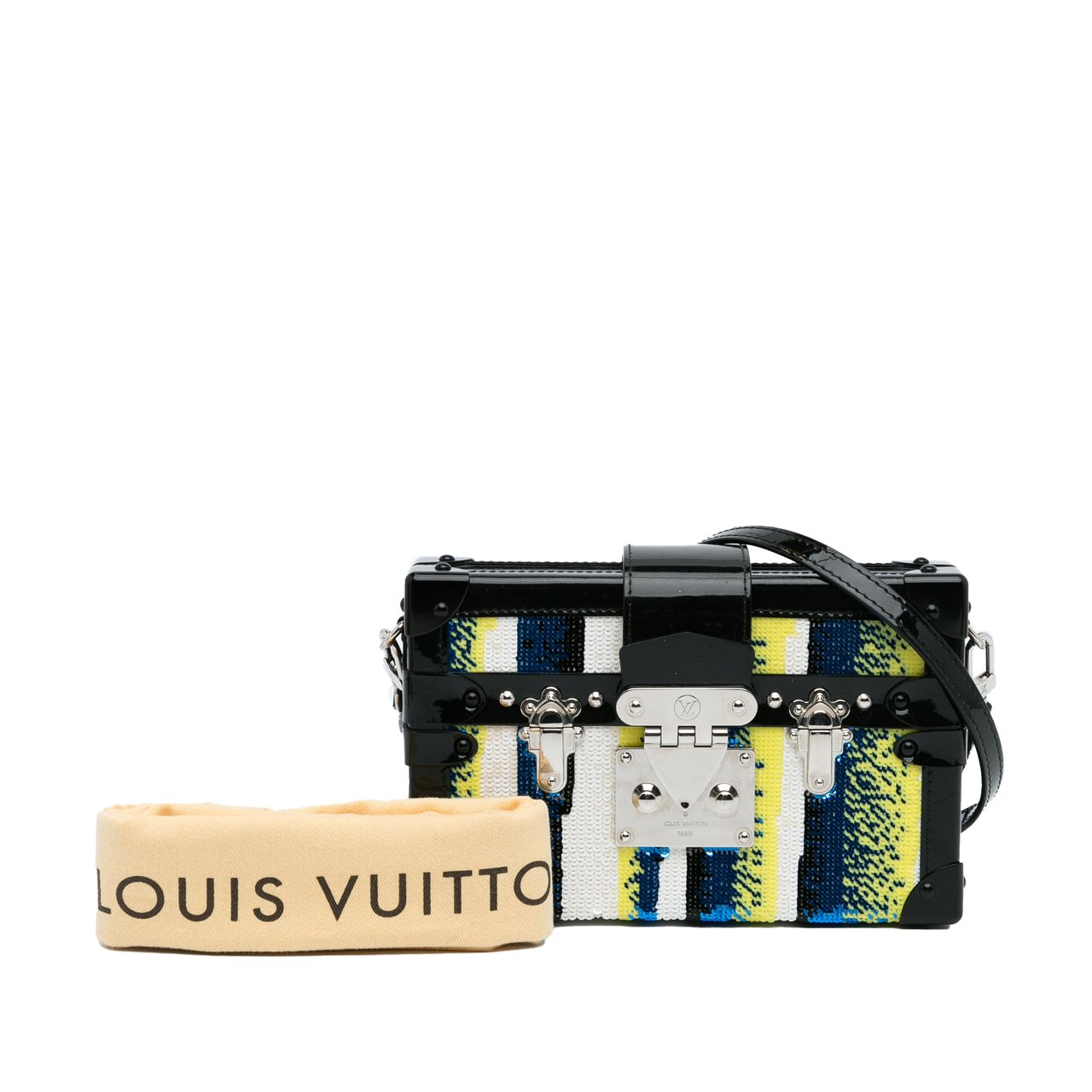 Louis Vuitton Sequins Petite Malle Zwart