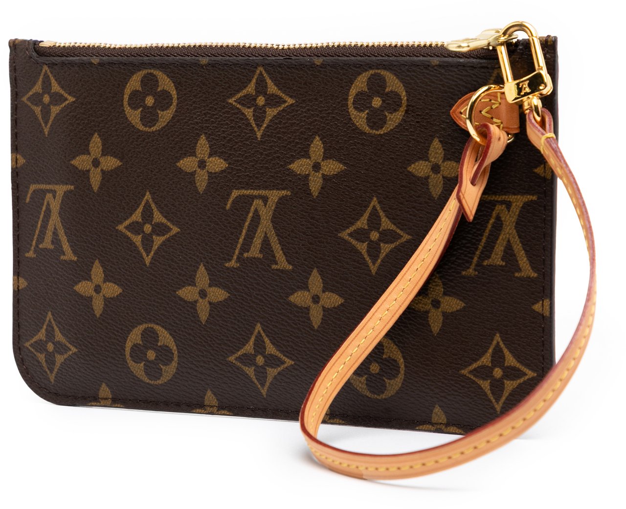 Louis Vuitton Monogram Neverfull Pochette PM Bruin