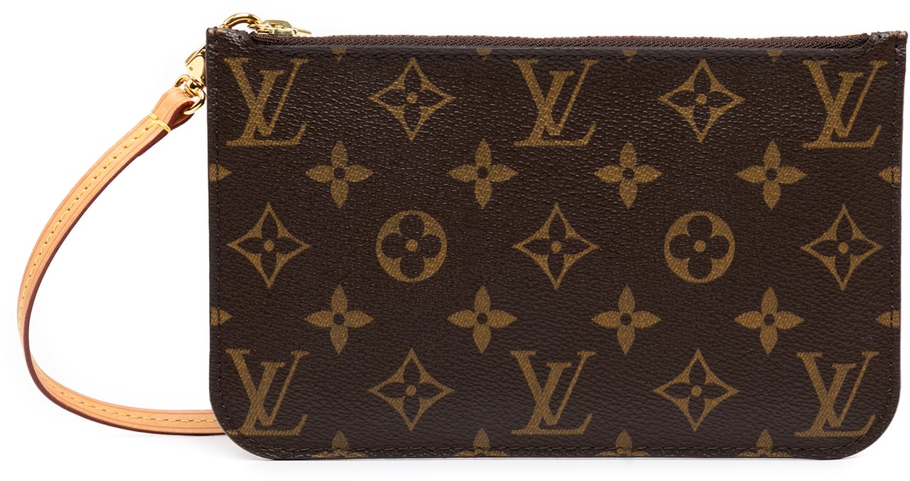 Louis Vuitton Monogram Neverfull Pochette PM Bruin
