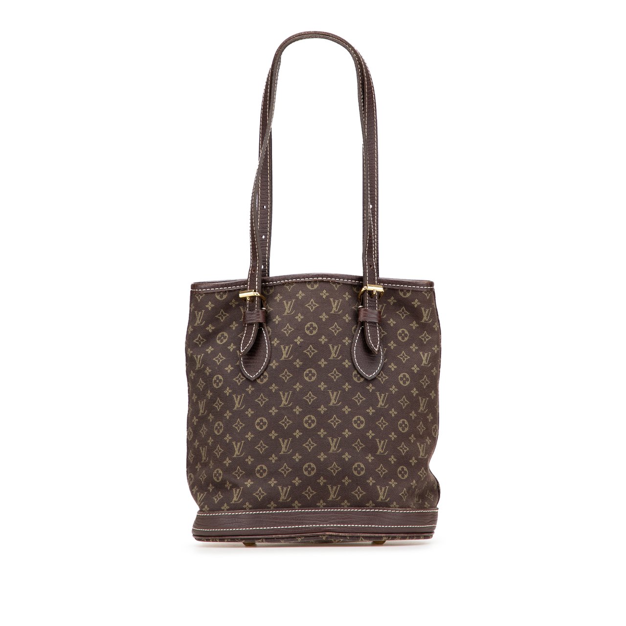 Louis Vuitton Monogram Mini Lin Bucket PM Bruin