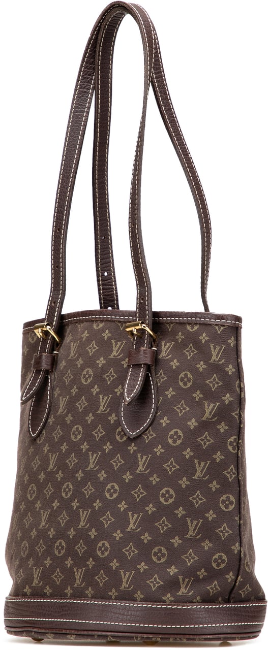 Louis Vuitton Monogram Mini Lin Bucket PM Bruin