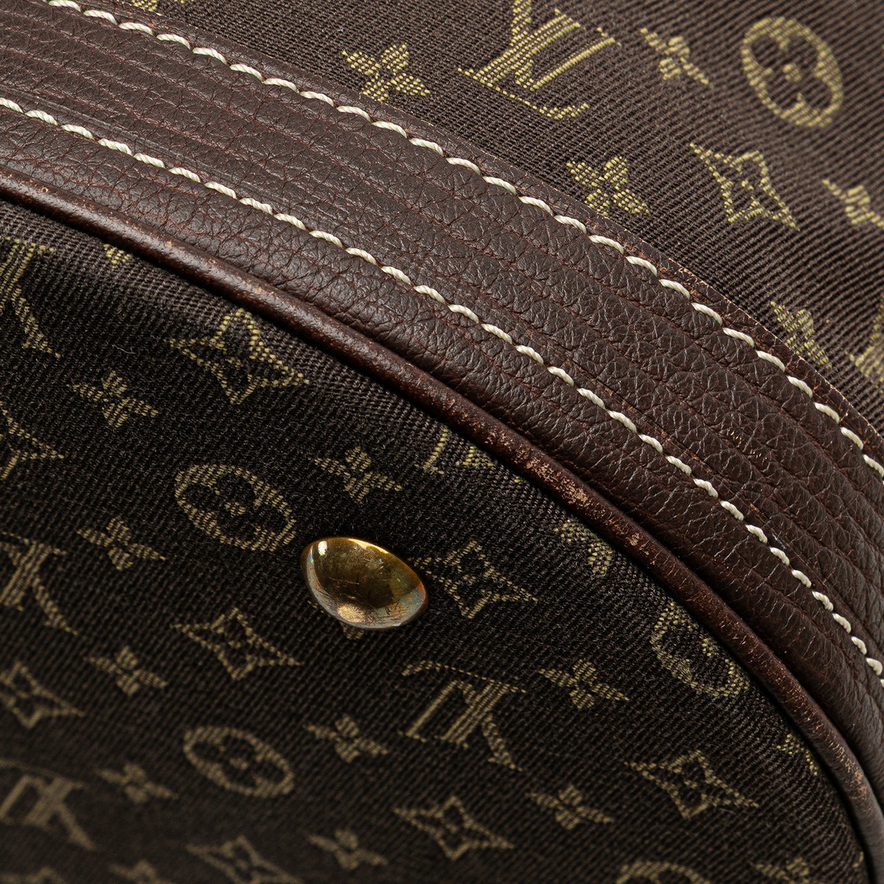 Louis Vuitton Monogram Mini Lin Bucket PM Bruin