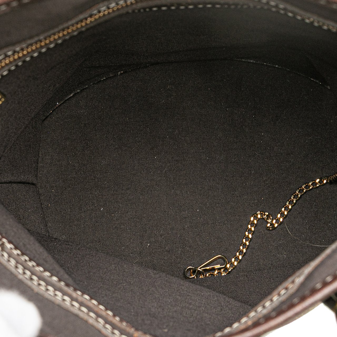 Louis Vuitton Monogram Mini Lin Bucket PM Bruin