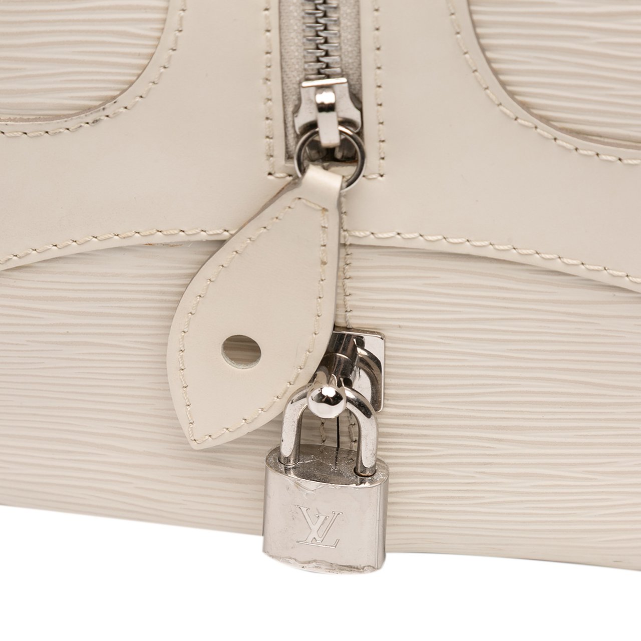 Louis Vuitton Epi Bowling Montaigne GM Wit