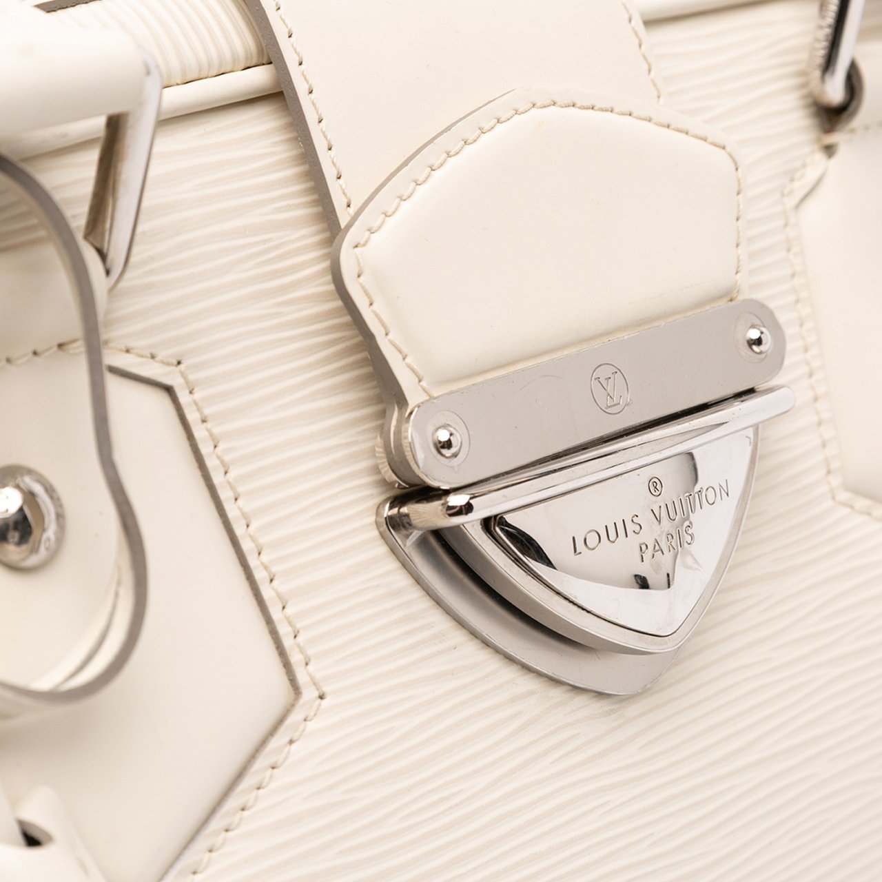 Louis Vuitton Epi Bowling Montaigne GM Wit