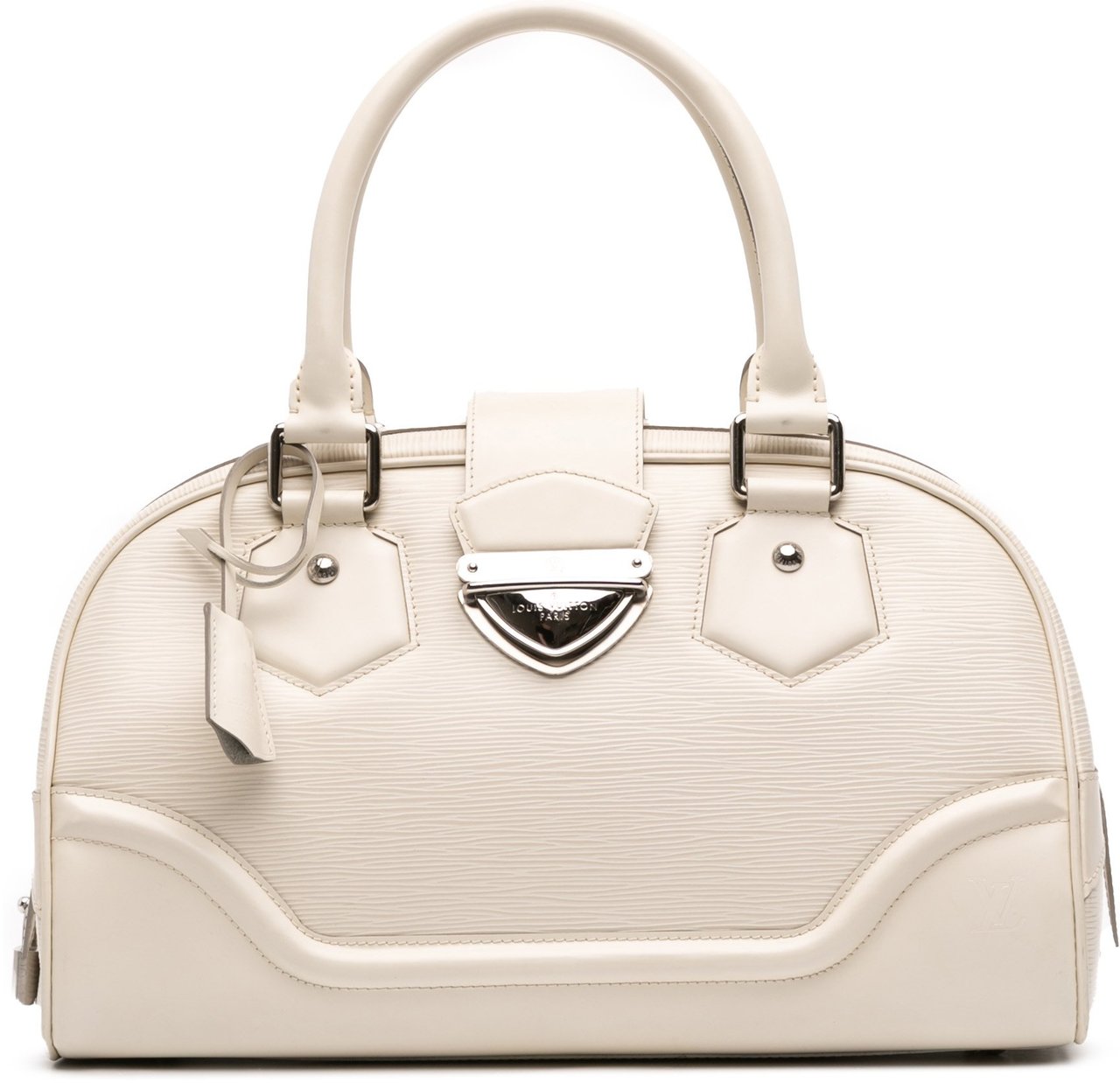 Louis Vuitton Epi Bowling Montaigne GM Wit