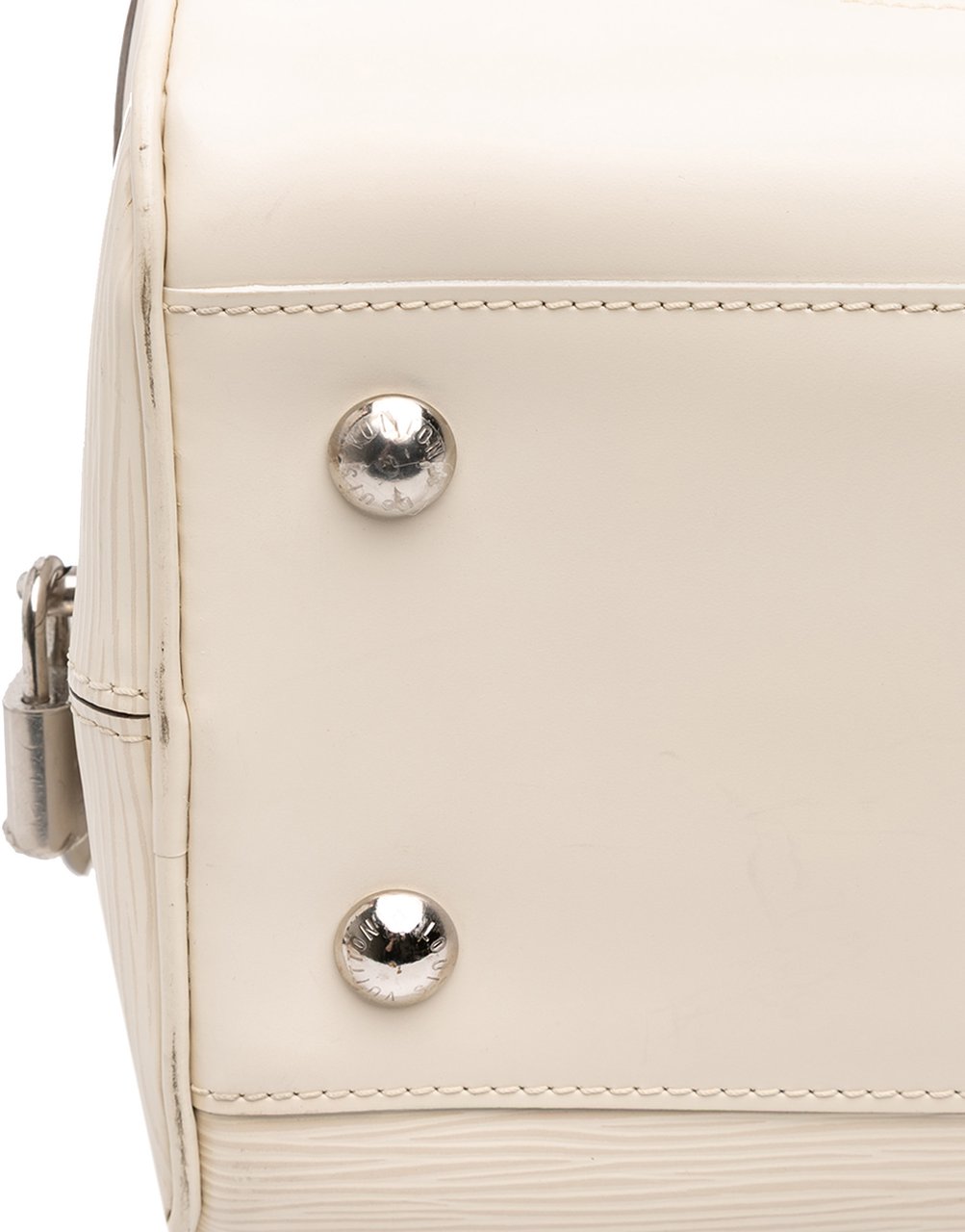Louis Vuitton Epi Bowling Montaigne GM Wit