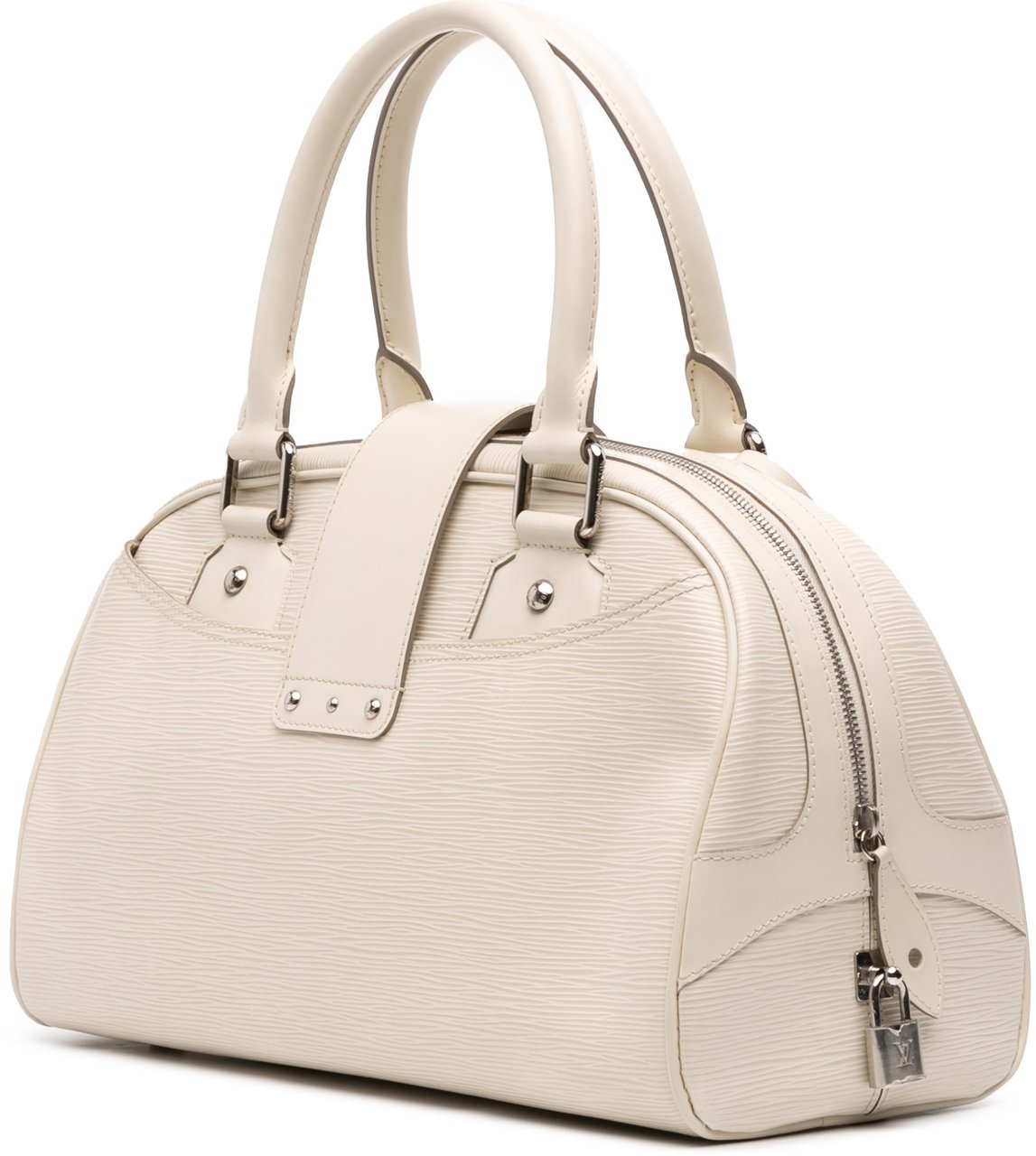 Louis Vuitton Epi Bowling Montaigne GM Wit