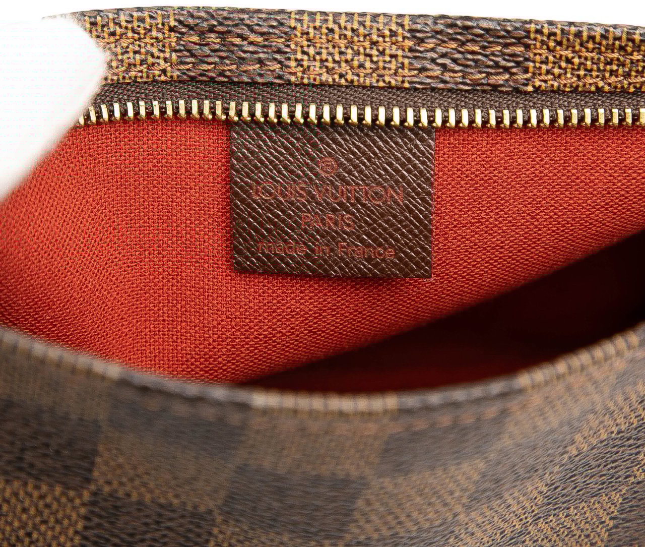 Louis Vuitton Damier Ebene Trousse Pochette Bruin