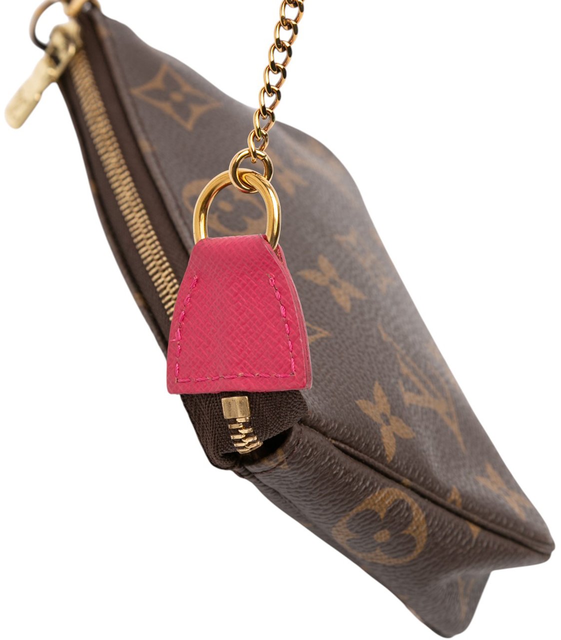 Louis Vuitton Monogram Giraffe Christmas Mini Pochette Accessoires Bruin