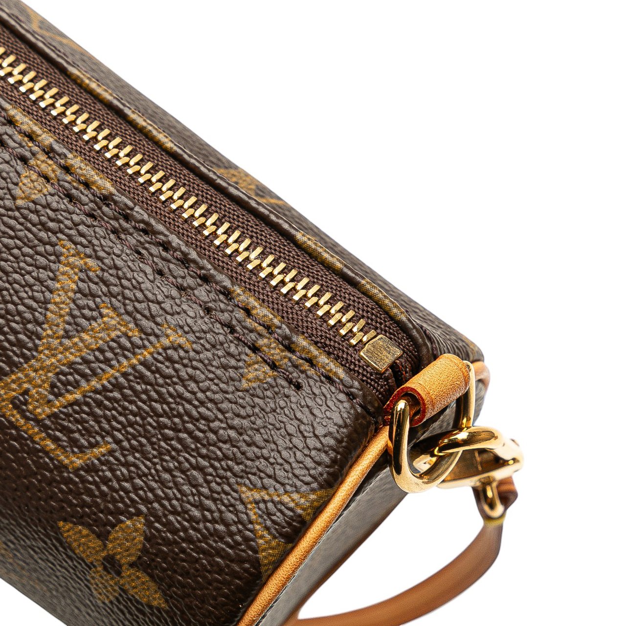 Louis Vuitton Monogram Papillon Pochette Bruin