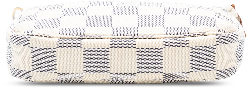 Louis Vuitton Damier Azur Mini Pochette Accessoires Wit