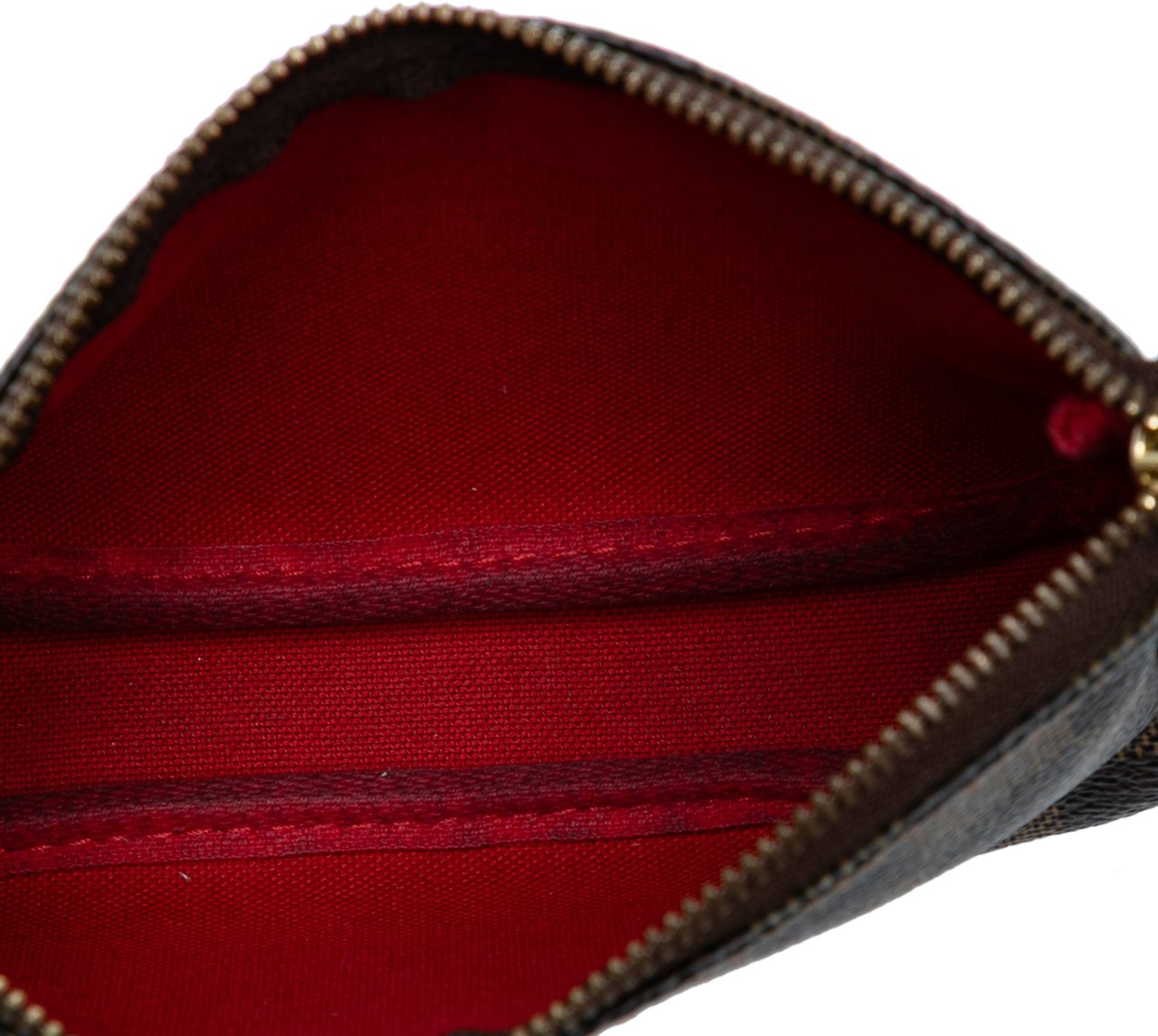 Louis Vuitton Damier Ebene Mini Pochette Accessoires Bruin