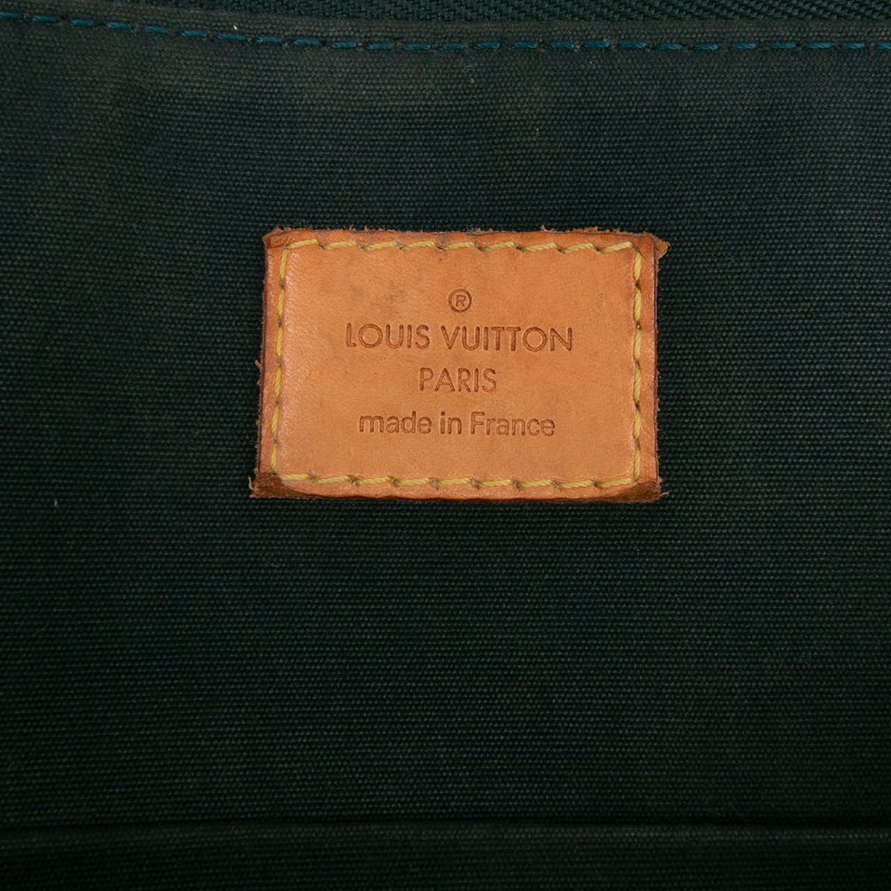 Louis Vuitton Monogram Vernis Bellevue GM Groen