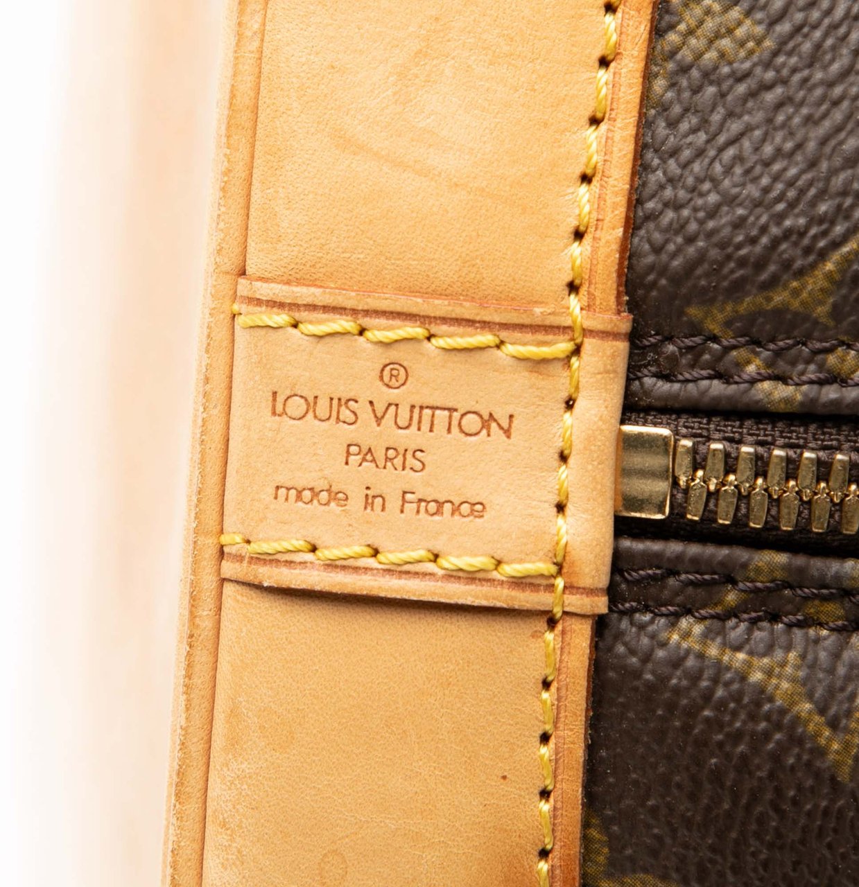 Louis Vuitton Monogram Alma PM Bruin
