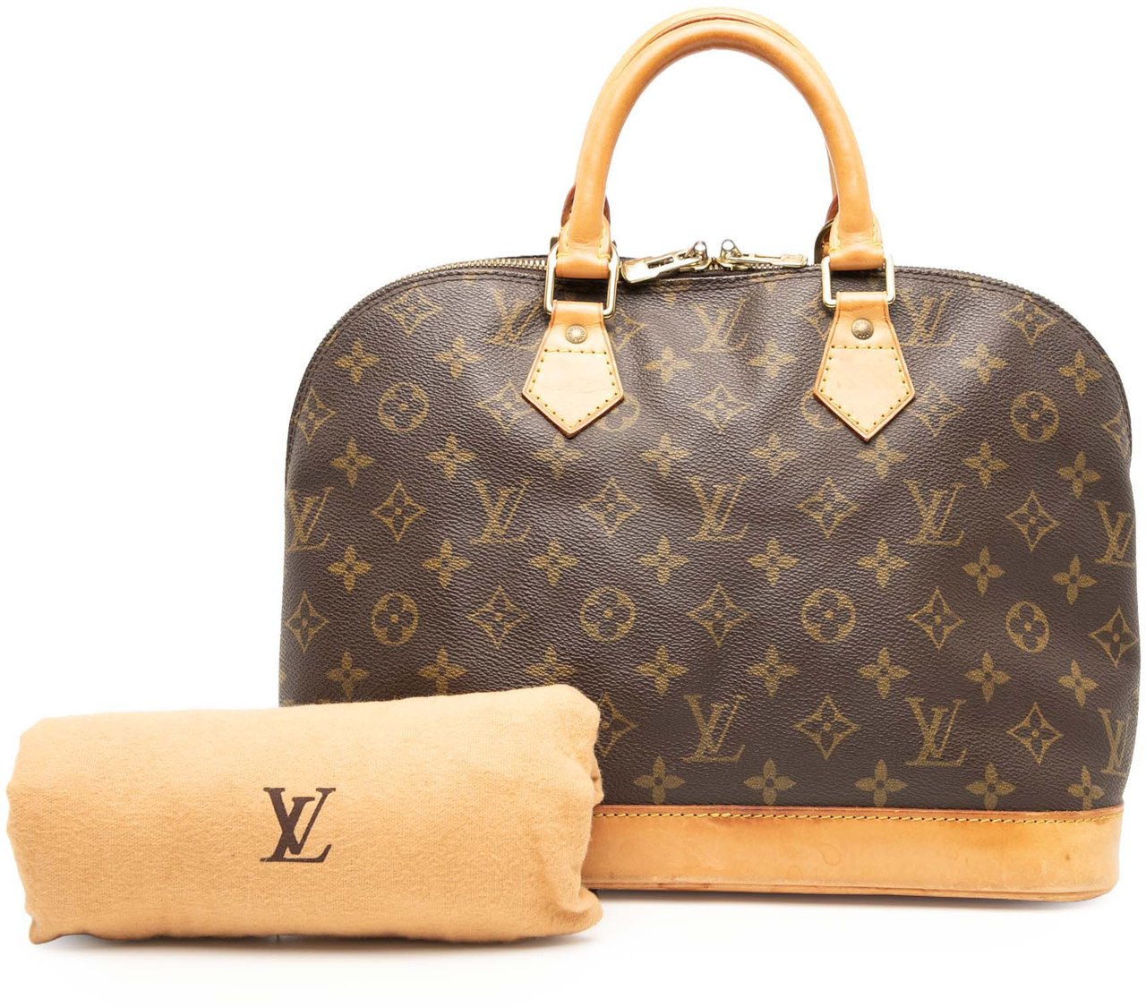 Louis Vuitton Monogram Alma PM Bruin