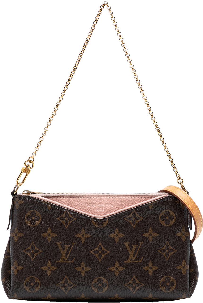 Louis Vuitton Monogram Pallas Clutch Bruin