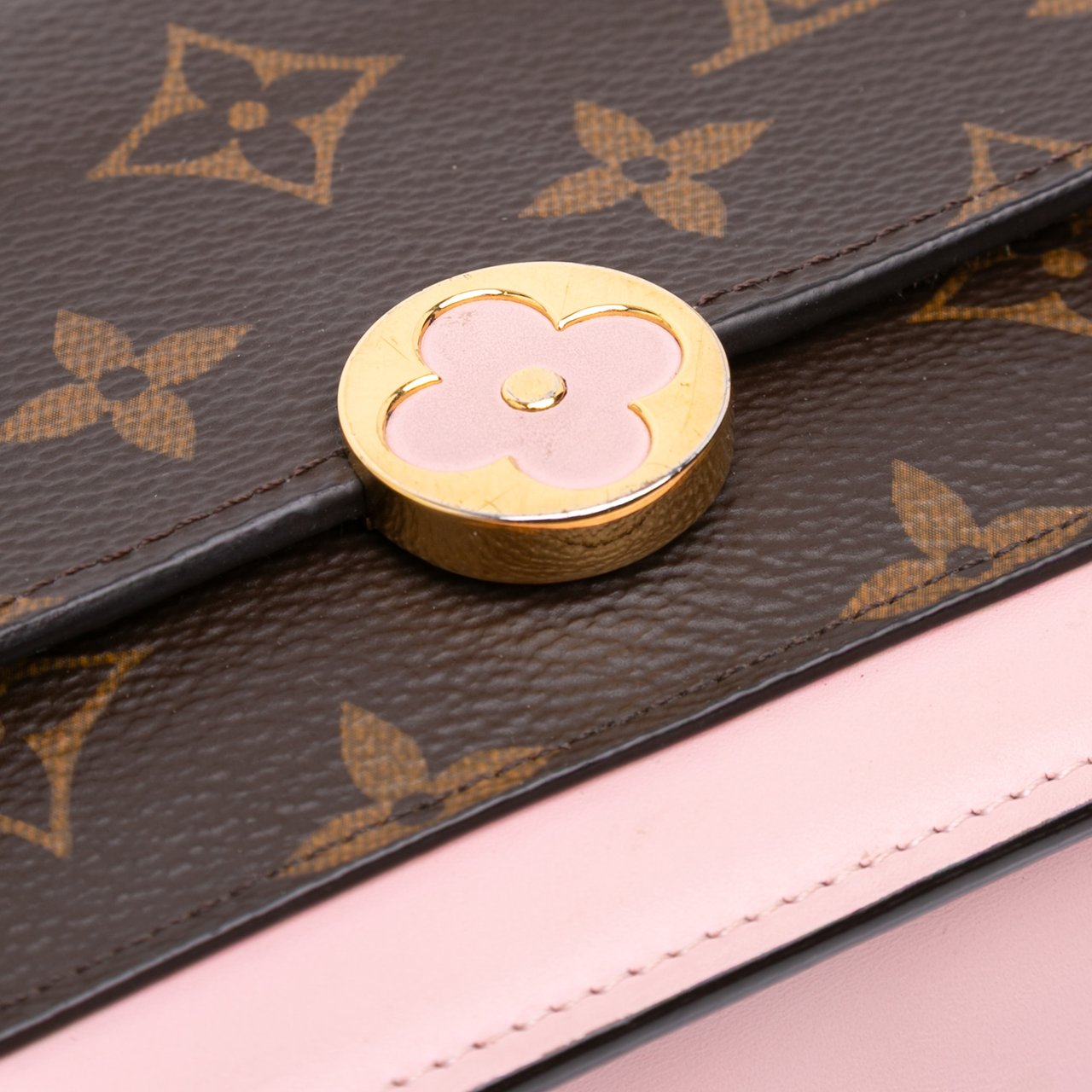 Louis Vuitton Monogram Flore Wallet On Chain Bruin