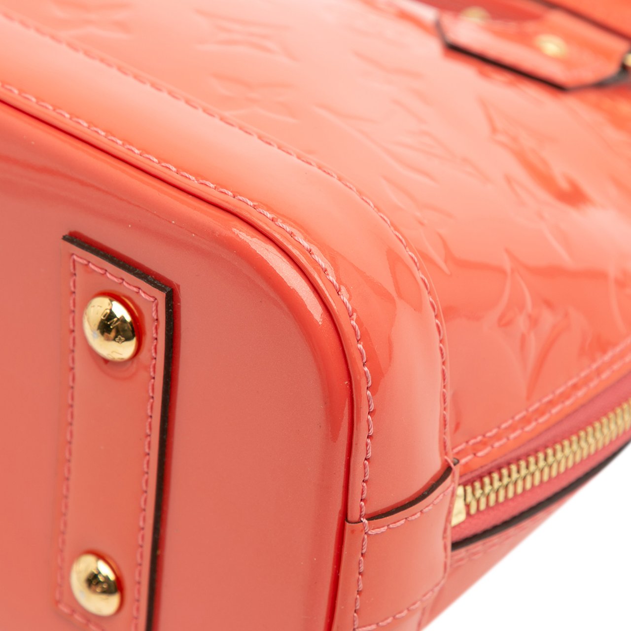 Louis Vuitton Monogram Vernis Alma BB Oranje