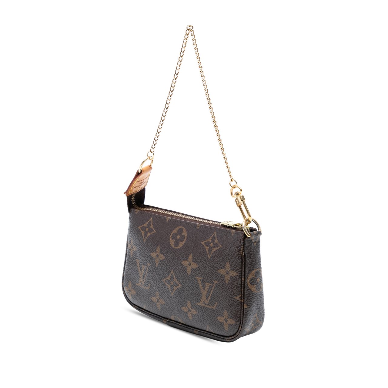 Louis Vuitton Monogram Mini Pochette Accessoires Bruin