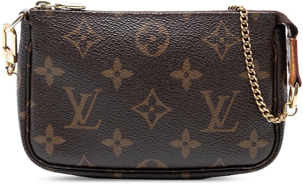 Louis Vuitton Monogram Mini Pochette Accessoires Bruin