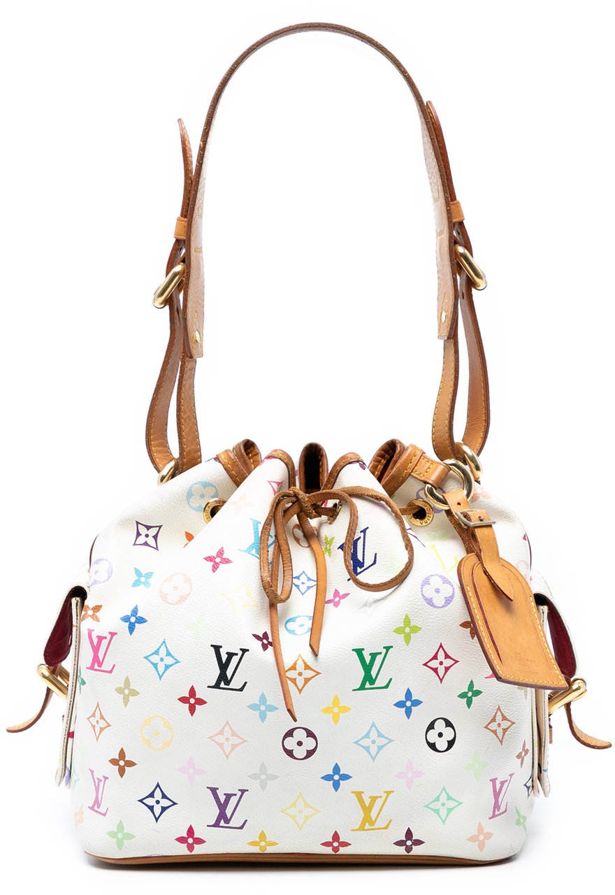 Louis Vuitton Monogram Multicolore Petit Noe Wit