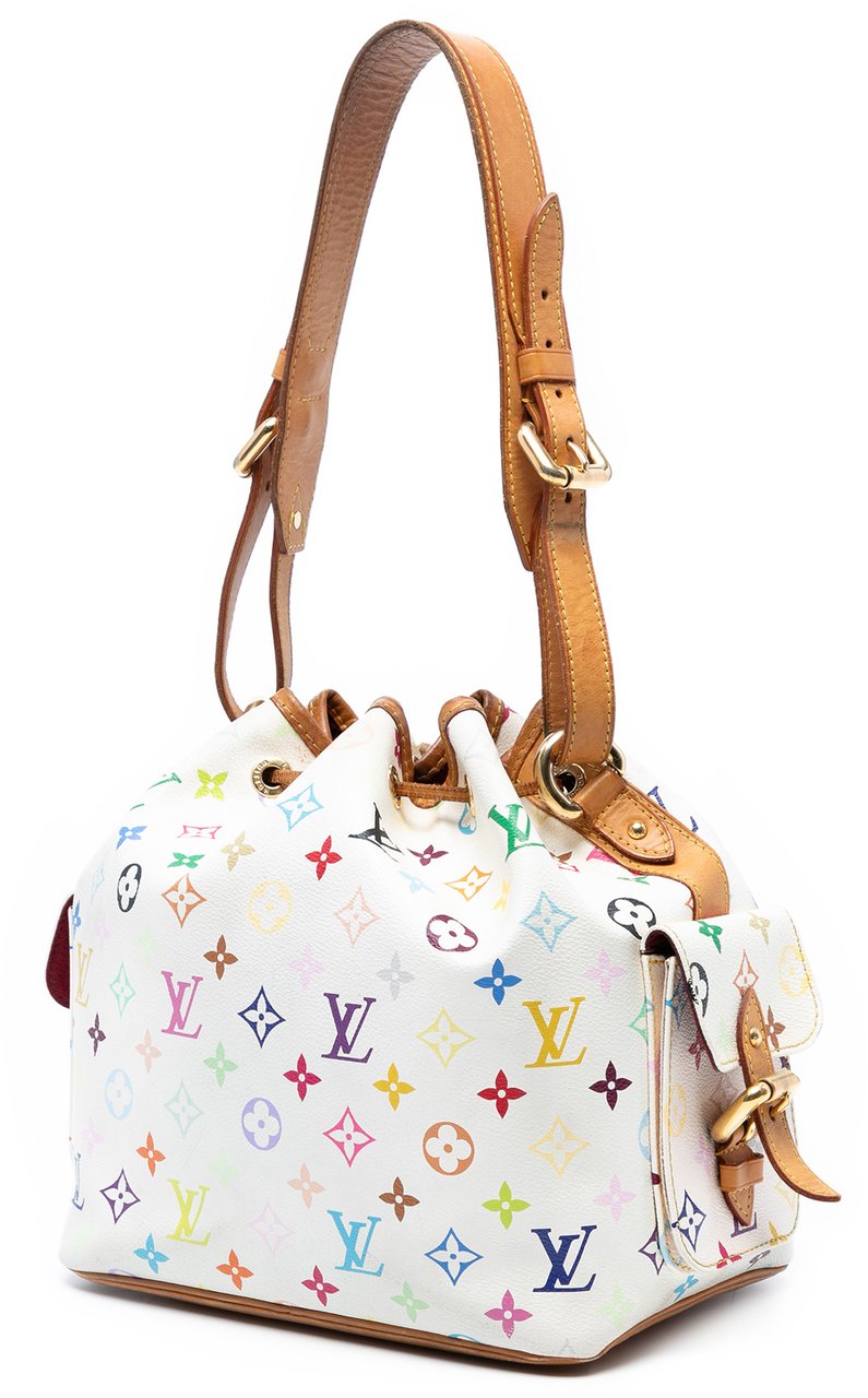 Louis Vuitton Monogram Multicolore Petit Noe Wit