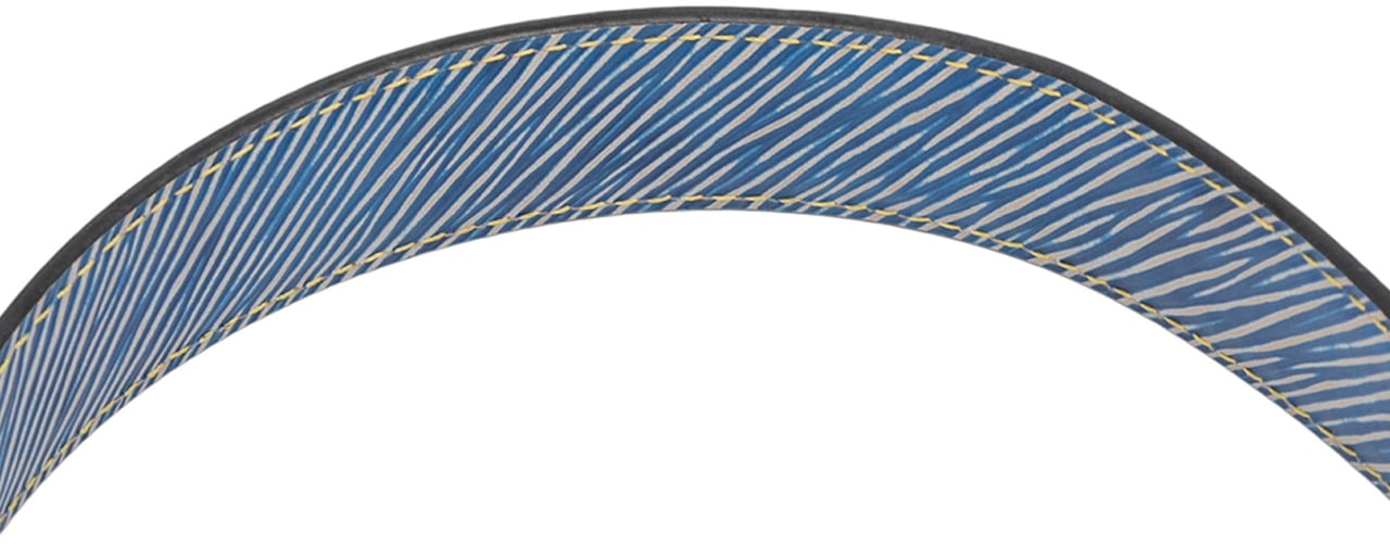 Louis Vuitton Epi Denim Studded Twist MM Blauw