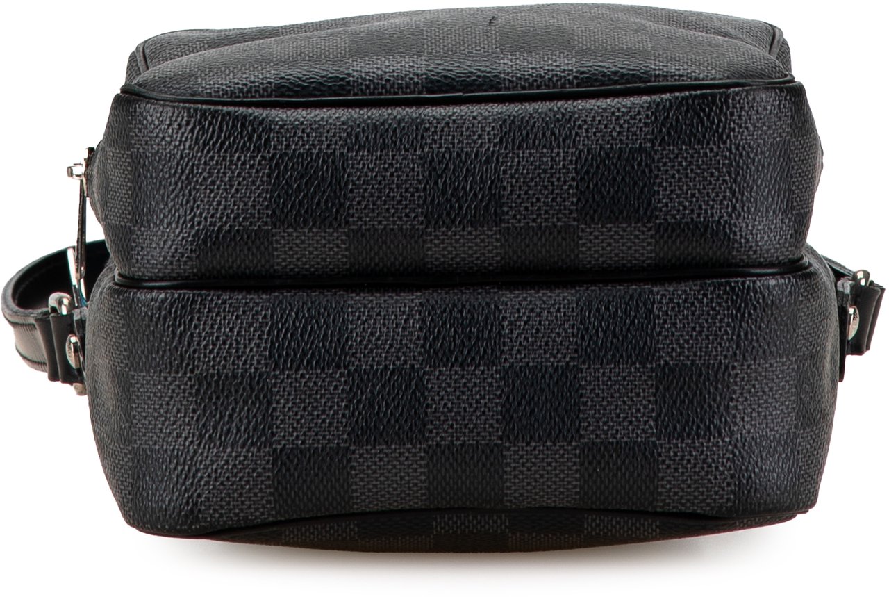 Louis Vuitton Damier Graphite Rem Zwart