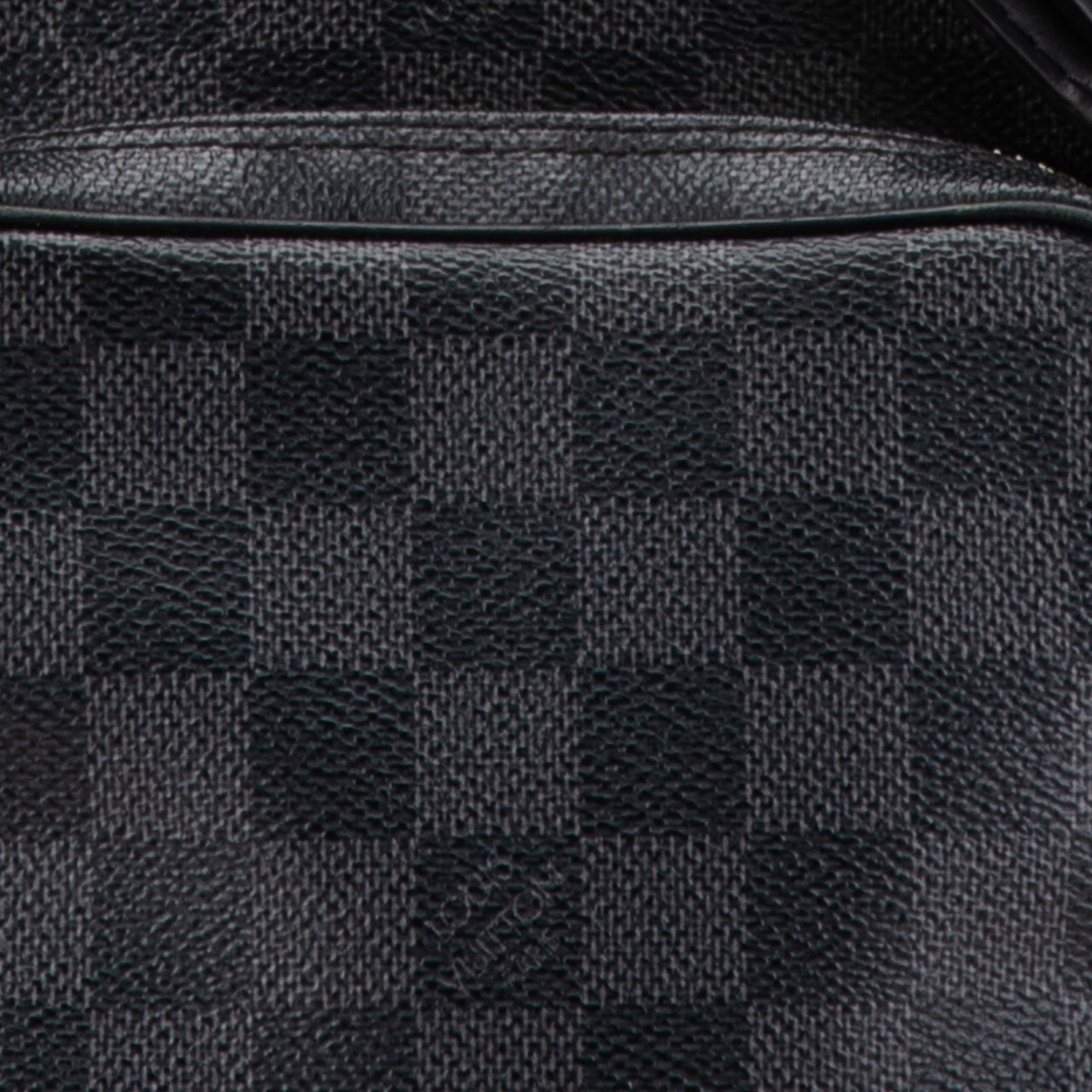 Louis Vuitton Damier Graphite Rem Zwart