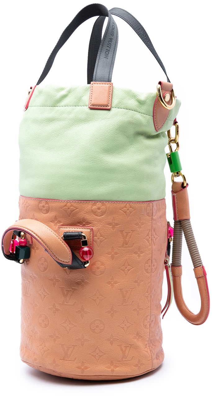 Louis Vuitton Monogram Empreinte Underground Duffle Bag Roze