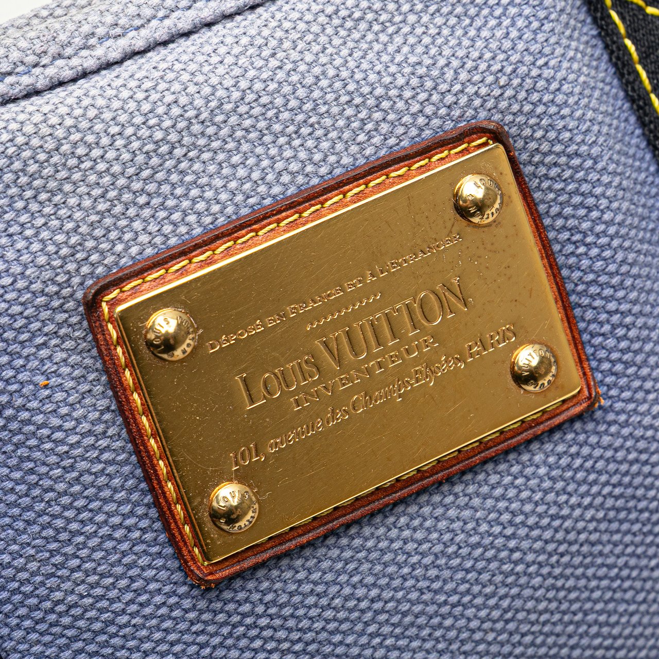 Louis Vuitton Antigua Cabas MM Blauw