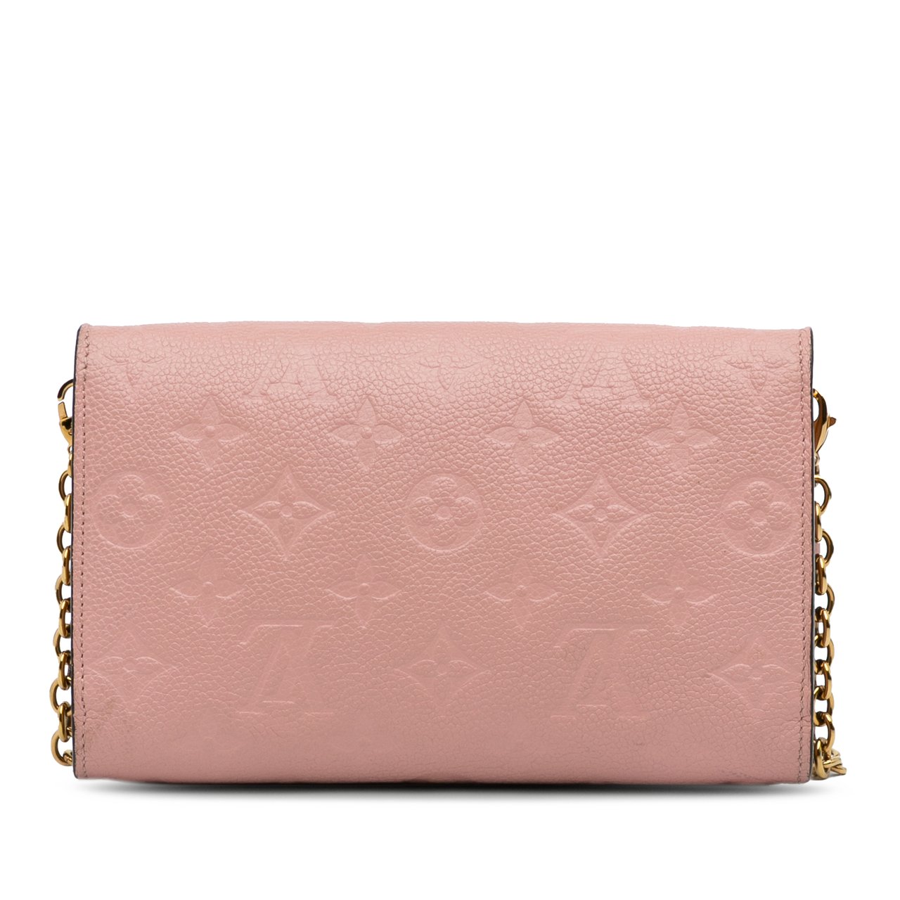 Louis Vuitton Monogram Empreinte Vavin Wallet on Chain Roze