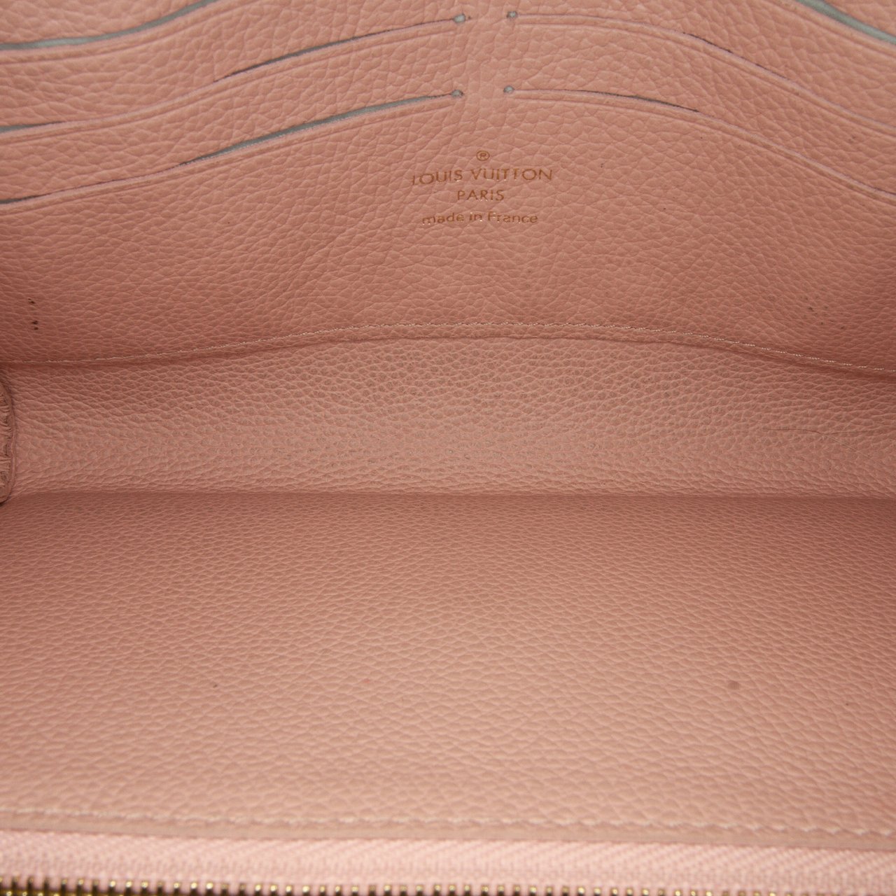 Louis Vuitton Monogram Empreinte Vavin Wallet on Chain Roze