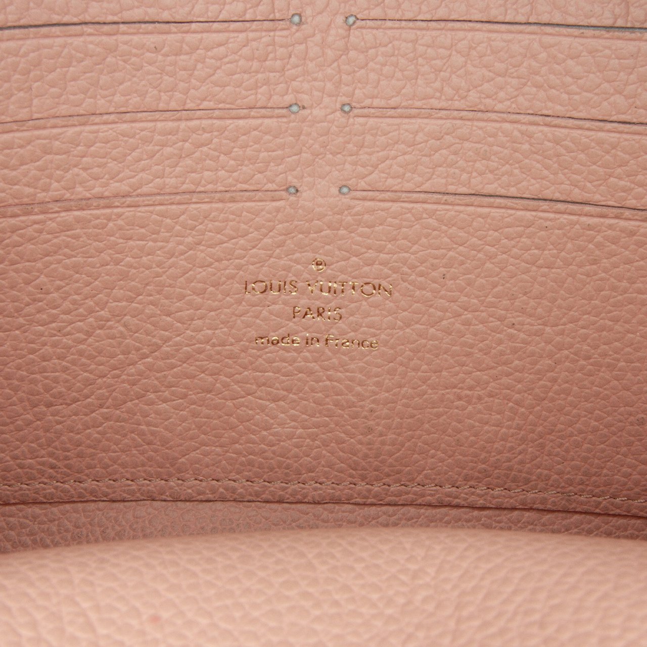 Louis Vuitton Monogram Empreinte Vavin Wallet on Chain Roze