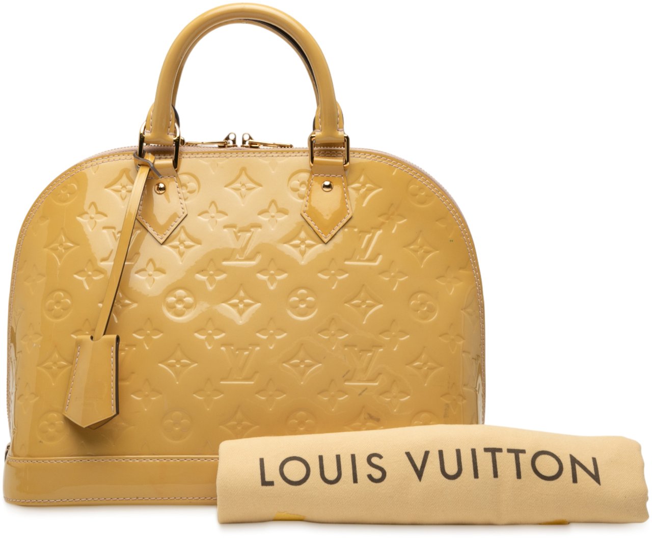 Louis Vuitton Monogram Vernis Alma PM Bruin