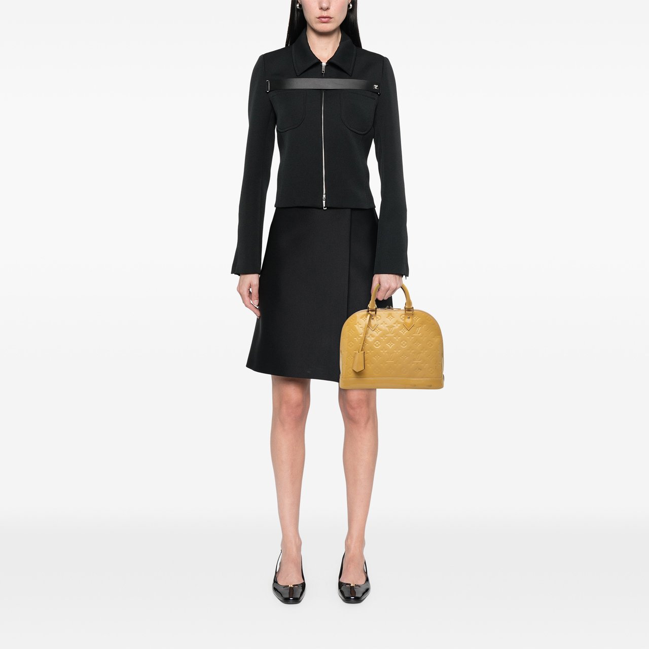 Louis Vuitton Monogram Vernis Alma PM Bruin