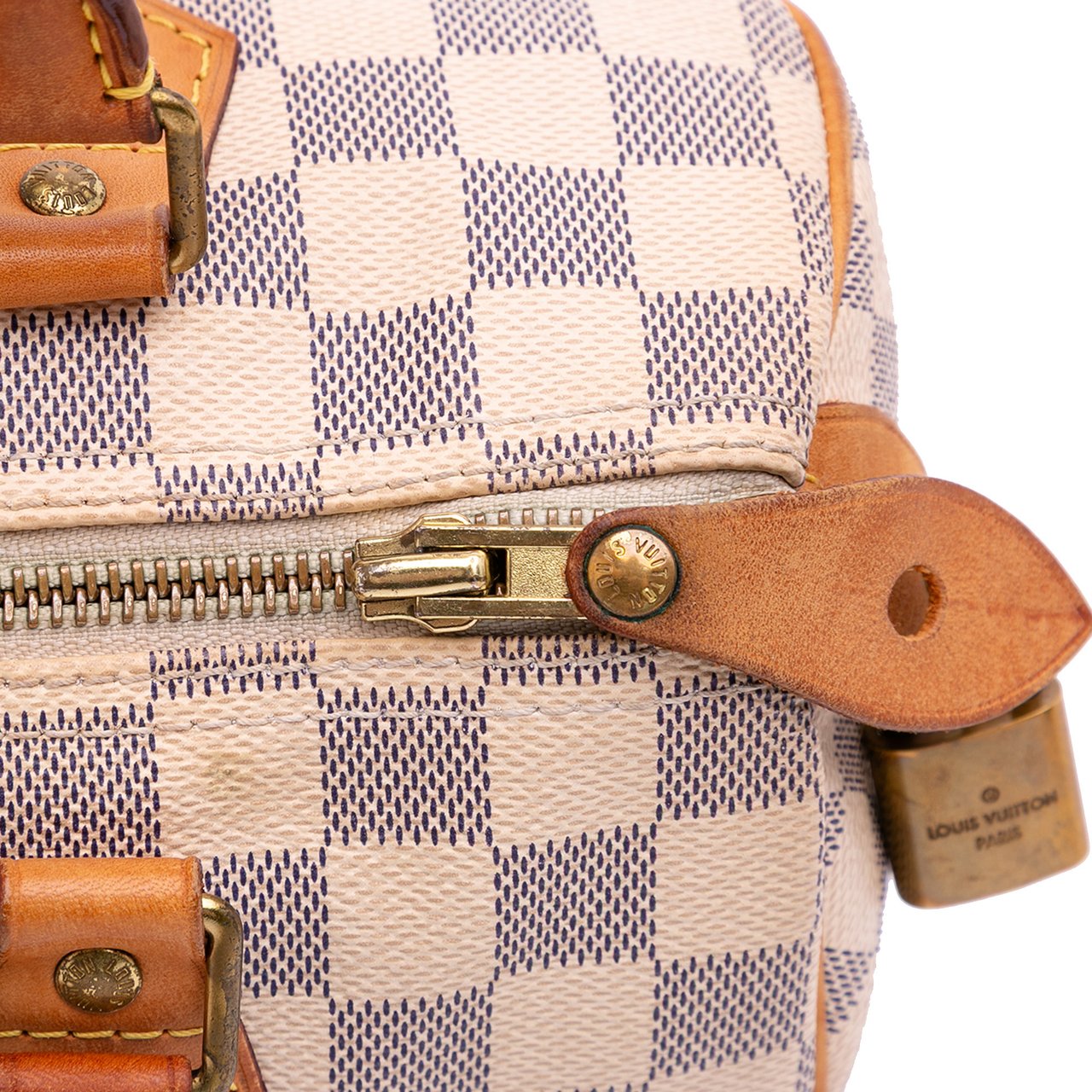 Louis Vuitton Damier Azur Speedy 25 Wit