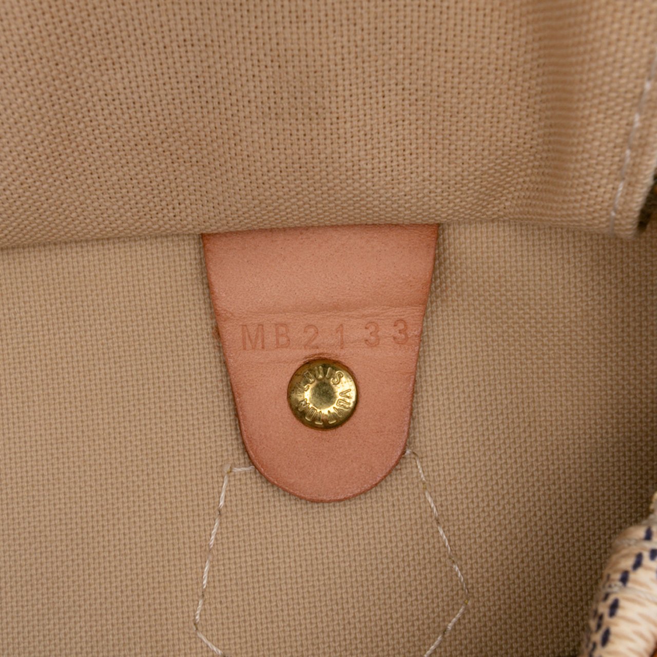 Louis Vuitton Damier Azur Speedy 25 Wit