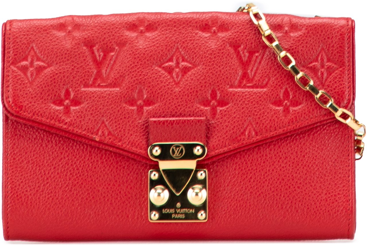 Louis Vuitton Monogram Empreinte Saint Germain Pochette Rood