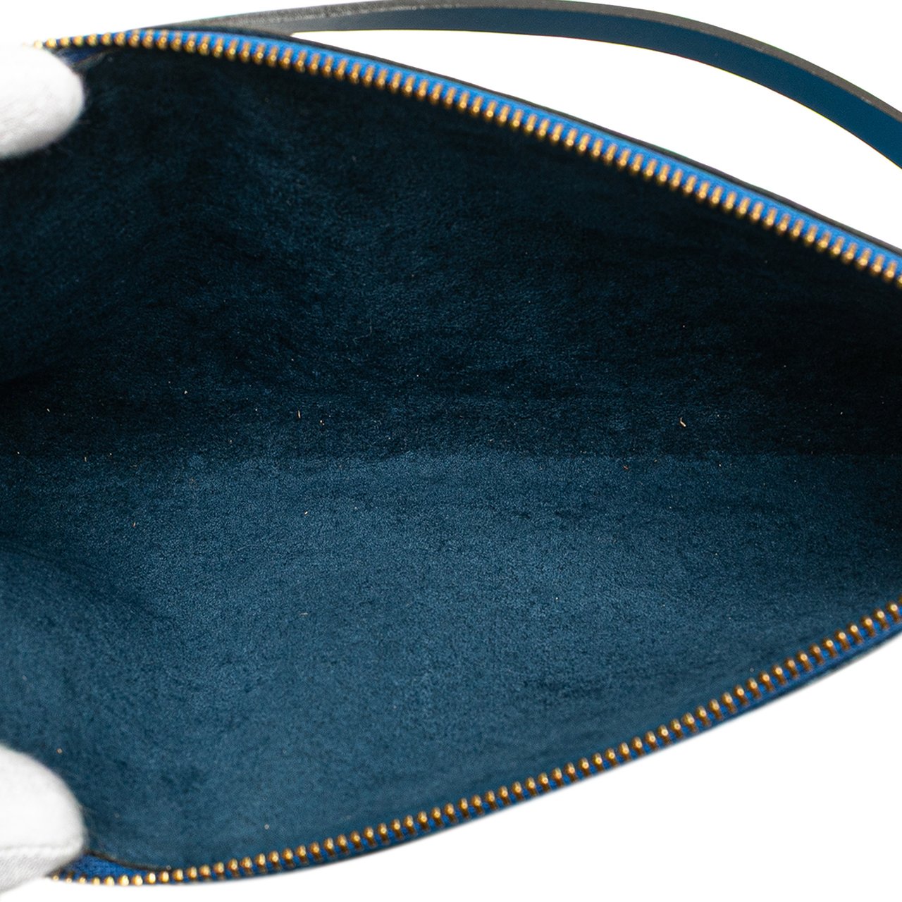 Louis Vuitton Epi Pochette Accessoires Blauw