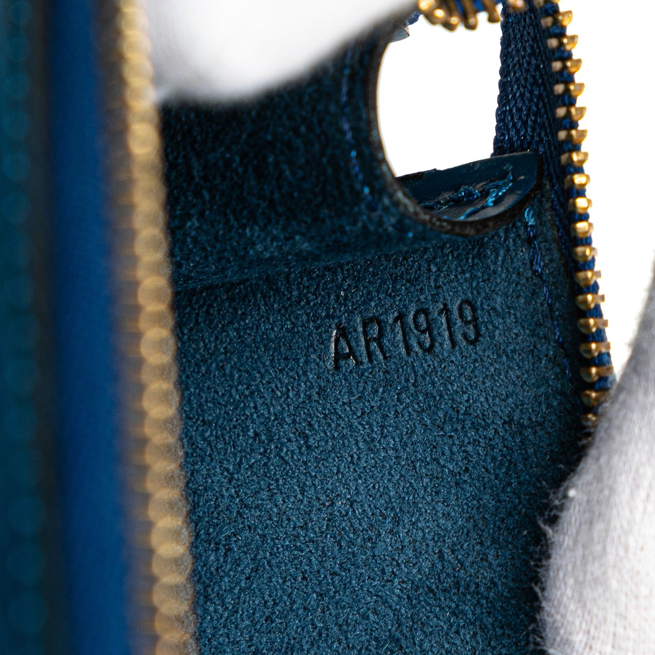 Louis Vuitton Epi Pochette Accessoires Blauw