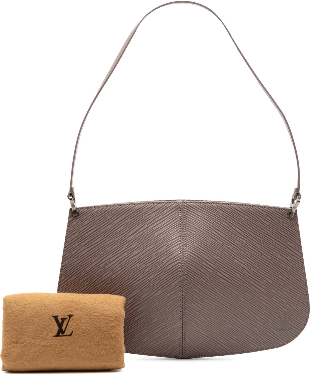 Louis Vuitton Epi Demi Lune Pochette Paars