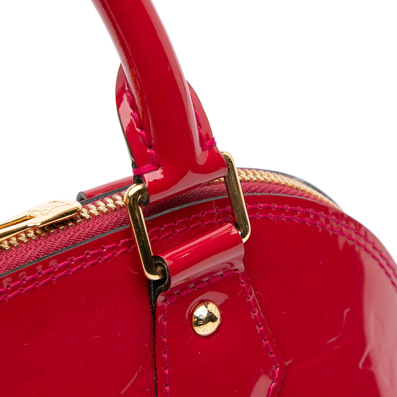 Louis Vuitton Monogram Vernis Alma BB Roze