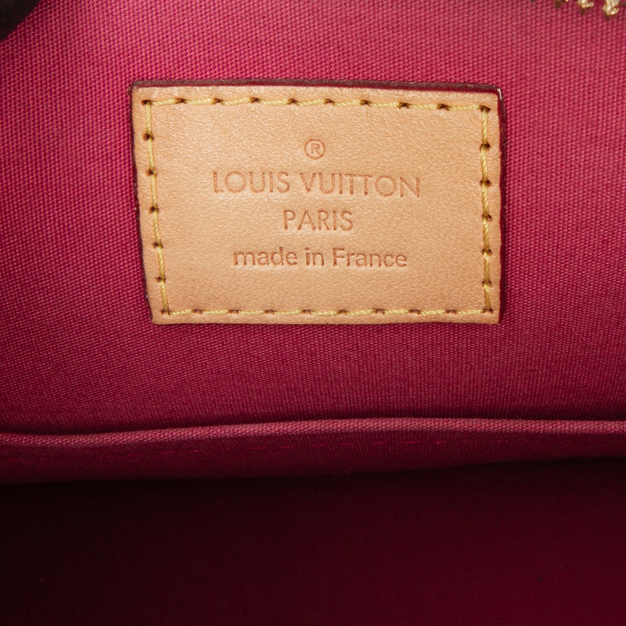 Louis Vuitton Monogram Vernis Alma BB Roze