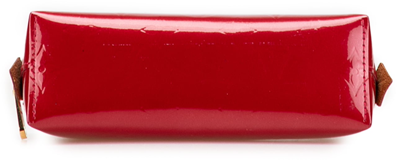 Louis Vuitton Monogram Vernis Cosmetic Pouch Rood