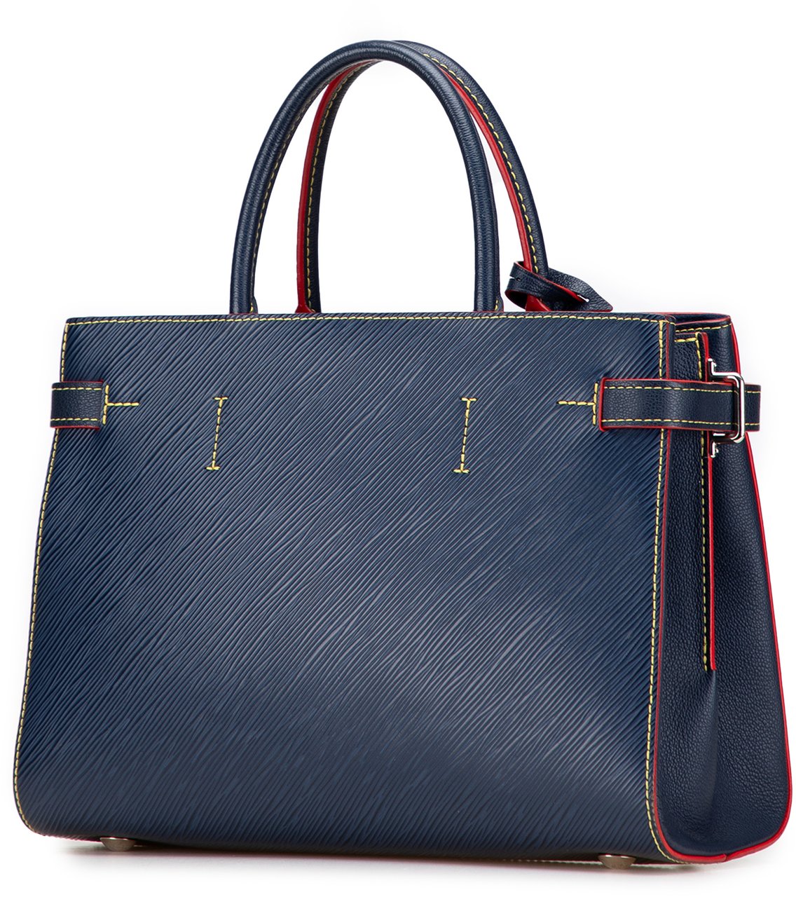 Louis Vuitton Epi Twist Satchel Blauw