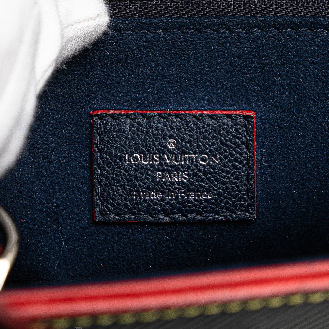 Louis Vuitton Epi Twist Satchel Blauw