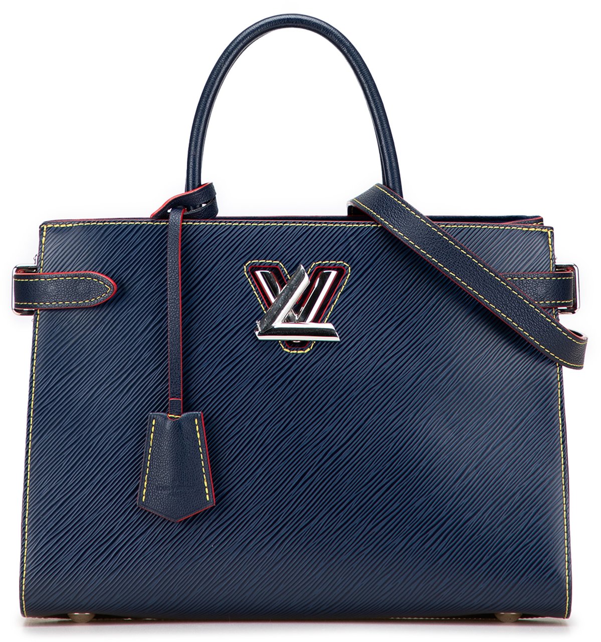 Louis Vuitton Epi Twist Satchel Blauw