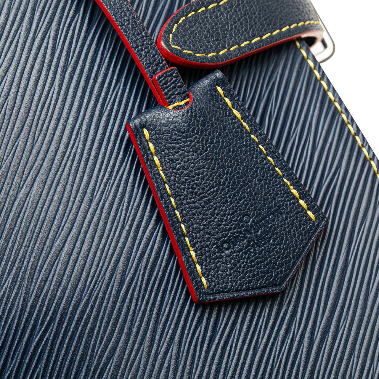 Louis Vuitton Epi Twist Satchel Blauw